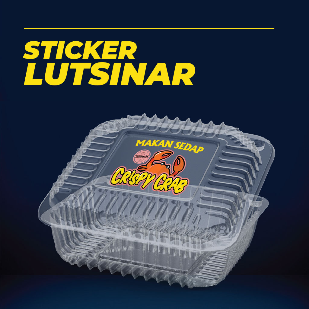 Sticker Lutsinar Pada Produk FLEXISPRINT