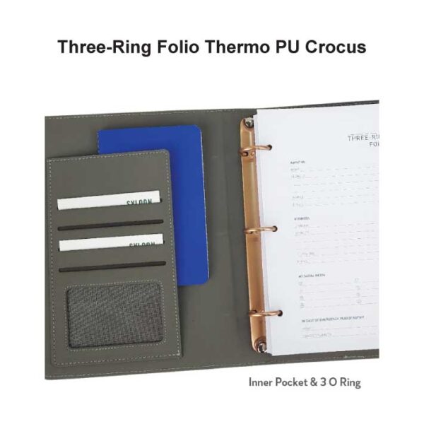 Three-Ring Folio Thermo PU Crocus - Image 2
