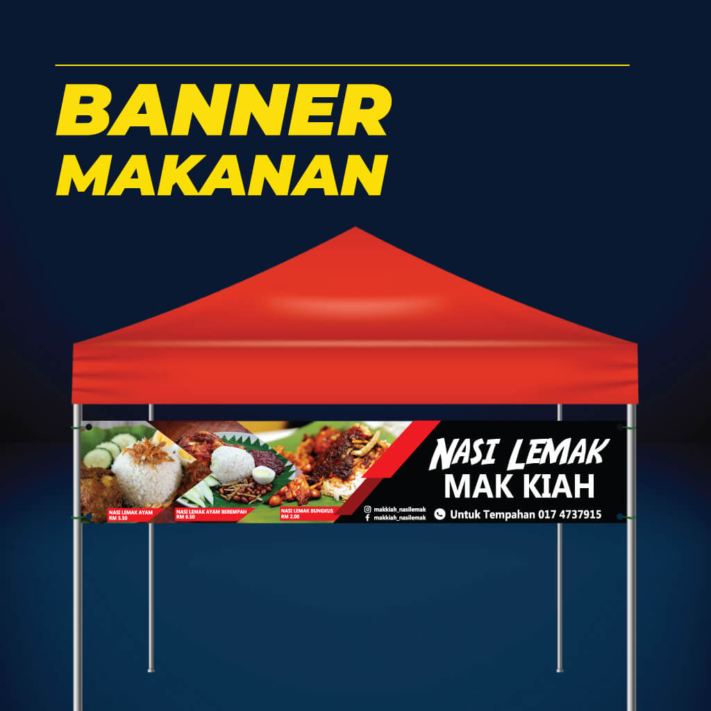 Contoh Banner Nasi Lemak