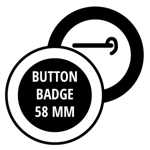 Button Badge 58 MM - 10 Pcs