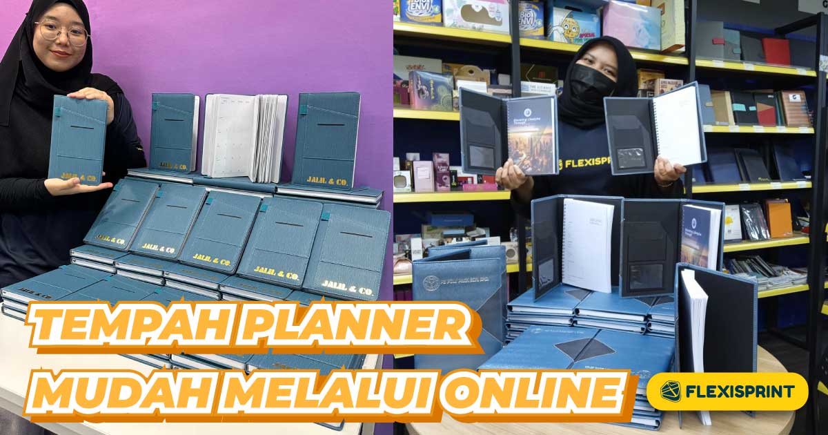 Tempah Planner Mudah Melalui Online