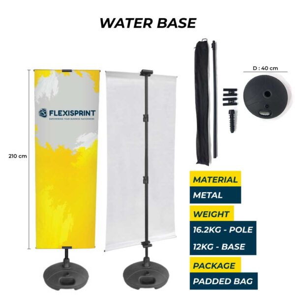 T Bar Stand (Water Base) + Bunting - Image 2