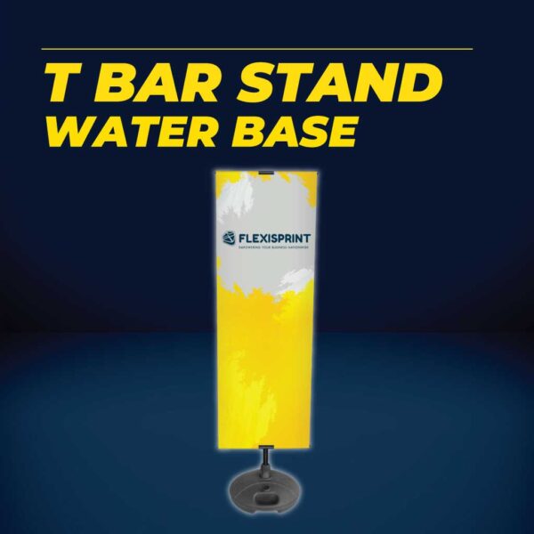 T Bar Stand (Water Base) + Bunting